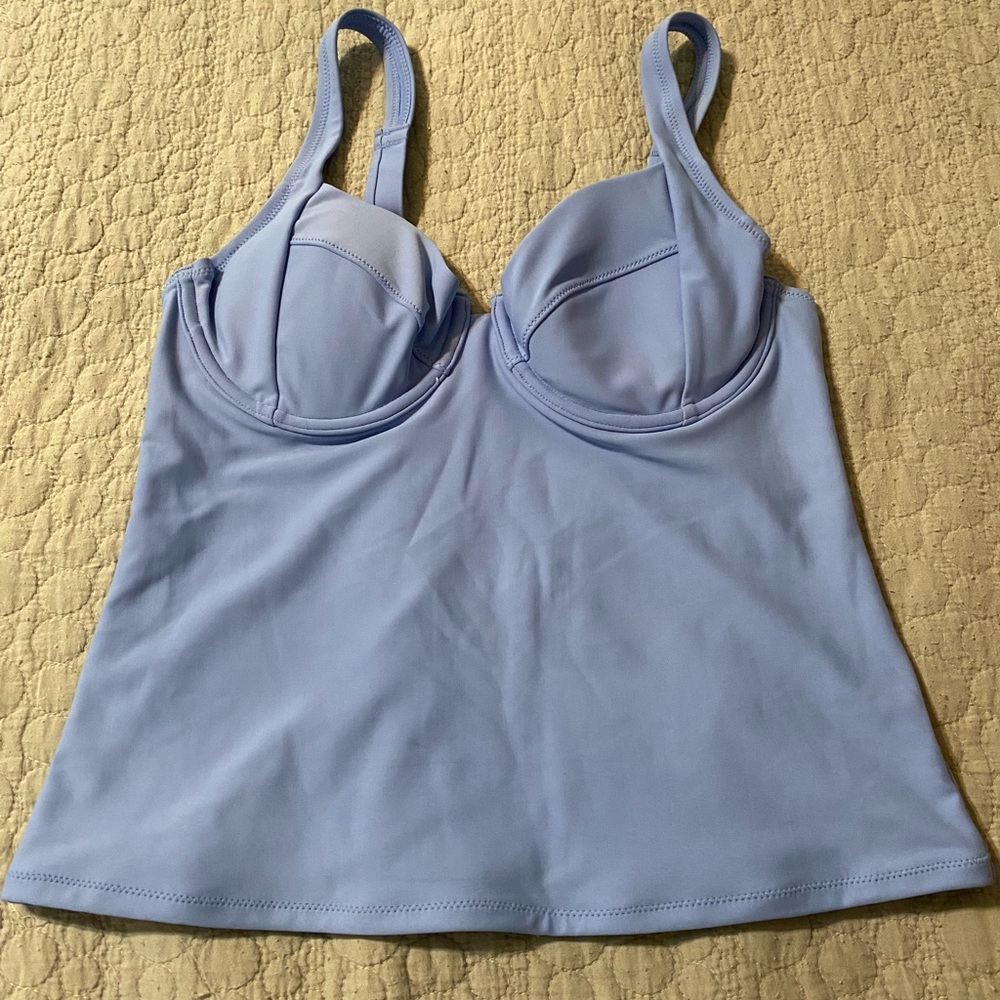 Women’s blue tankini top